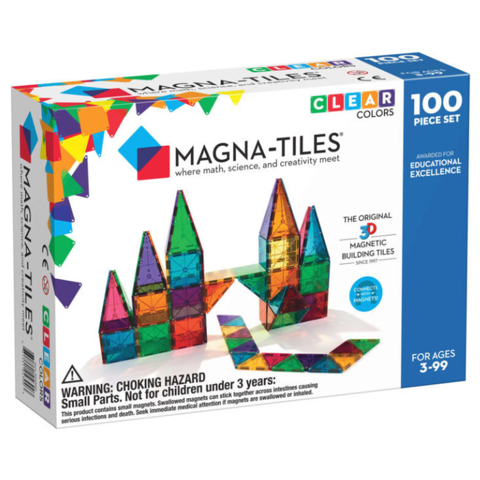 Magna Tiles Clear Colors (100st)