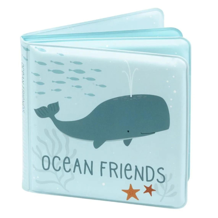 Afbeelding van A Little Lovely Company badboekje ocean friends