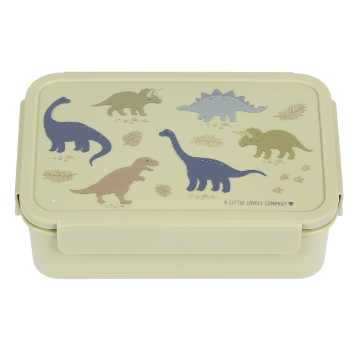 Afbeelding van A Little Lovely Company bento lunchbox dinosaurussen