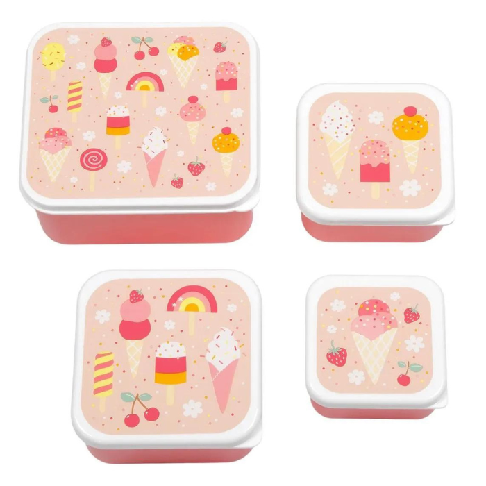 Afbeelding van A Little Lovely Company lunch & snack box ijsjes