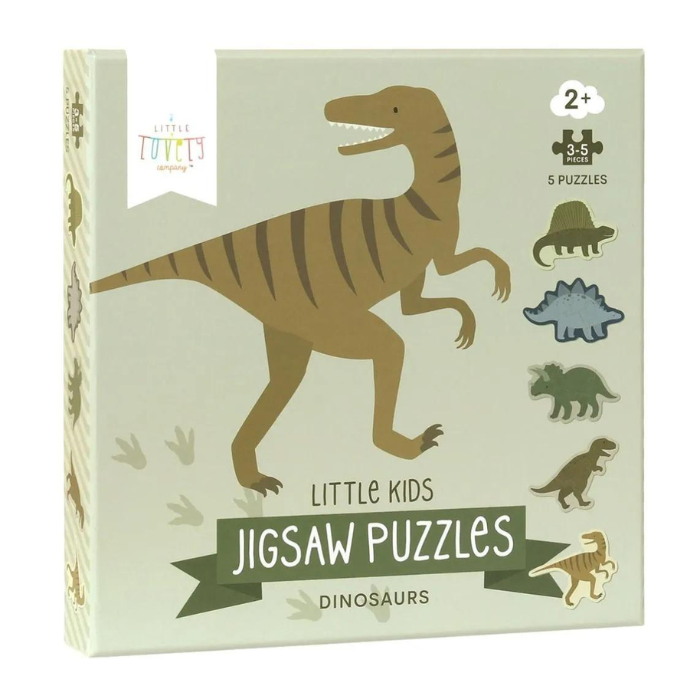 Afbeelding van A Little Lovely Company puzzel dinosaurussen