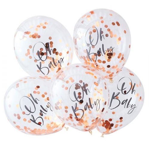 Confetti ballonnen Oh Baby Twinkle Twinkle (5 st) Ginger Ray