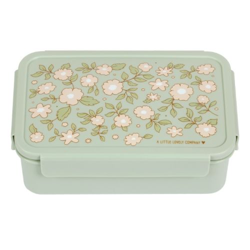 A Little Lovely Company bento lunchbox blossoms sage