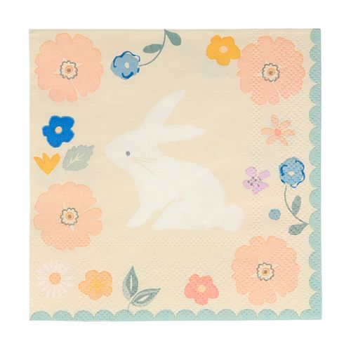 Servetten Spring Bunny Easter (20st) Meri Meri
