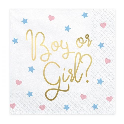 Servetten Boy or Girl? (20st)