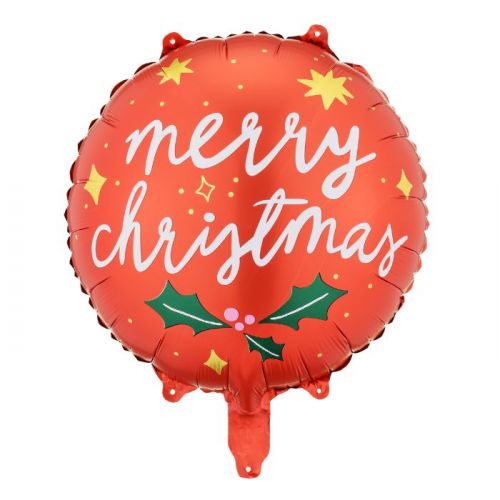 Folieballon merry christmas 45 cm