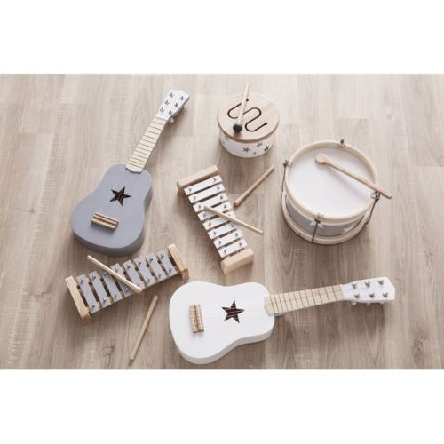 Kids Concept houten gitaar wit