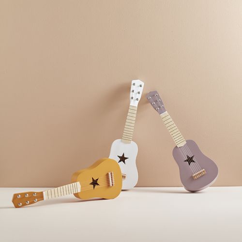 Kids Concept houten gitaar okergeel