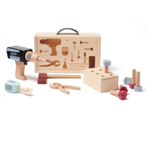 Kids Concept houten gereedschapskoffer Kid's Hub