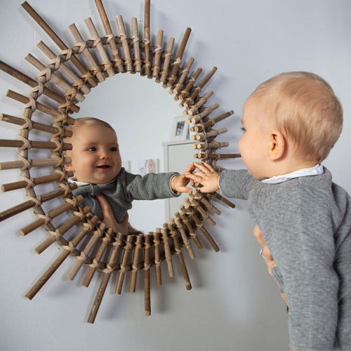 Childhome rotan spiegel Fondi (60cm)