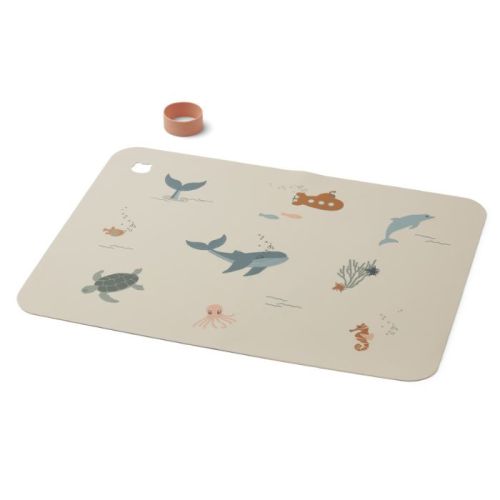 Liewood placemat Jude sea creature/sandy