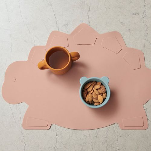 Siliconen placemat Tracy Dino dark rose Liewood