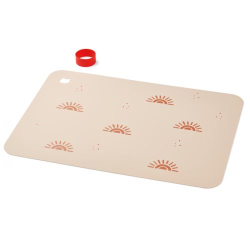 Liewood Siliconen placemat Jude Sunset/apple blossom mix