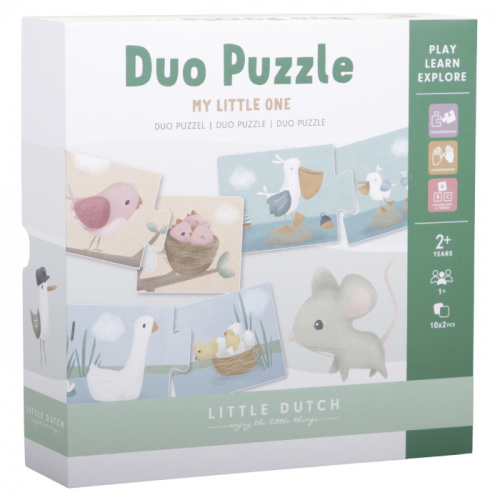 Little Dutch duo-puzzel Flower & Butterflies