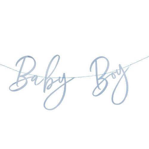 Slinger baby boy Blue Babyshower Hootyballoo