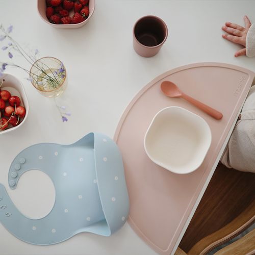 Mushie & Co siliconen placemat Blush