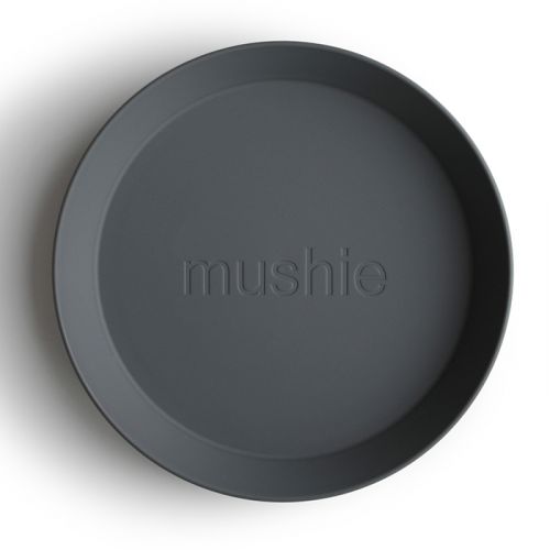 Mushie & Co borden rond Smoke (2st)