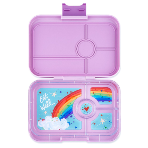 Yumbox lunchbox Bento seville purple/rainbow 4 vakken