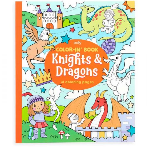 Kleurboek Knights & Dragons Ooly