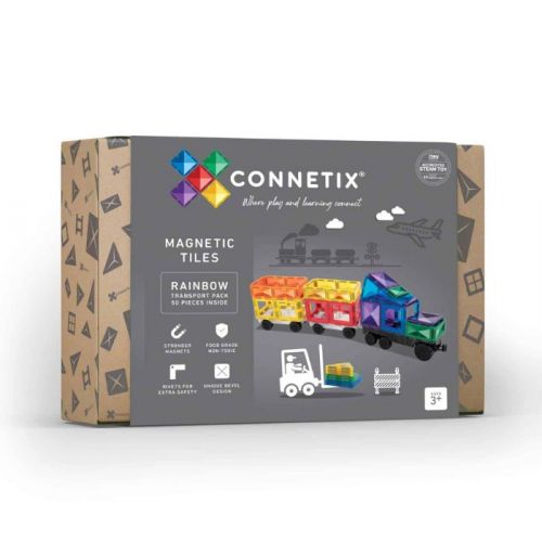 PRE ORDER Connetix Tiles Rainbow Transport Pack (50st)