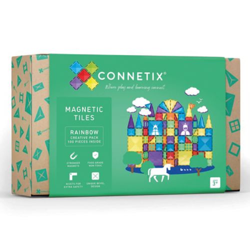PRE ORDER Connetix Tiles rainbow creative pack (100st)