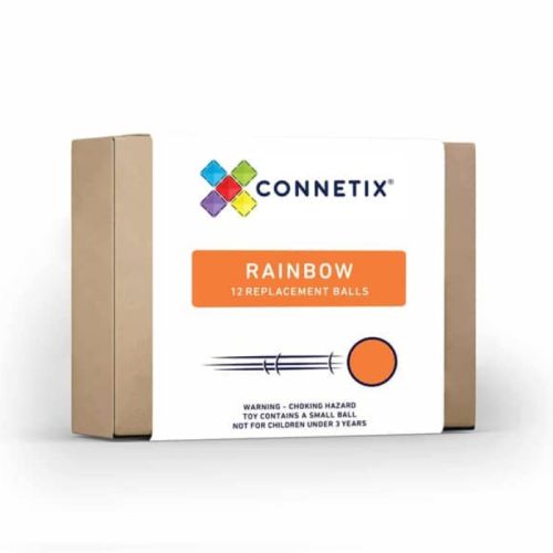 Connetix Tiles extra ballen knikkerbaan rainbow (12st)