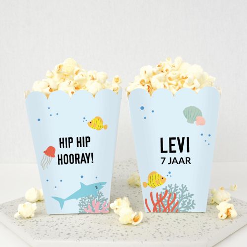 Popcornbakje oceaan