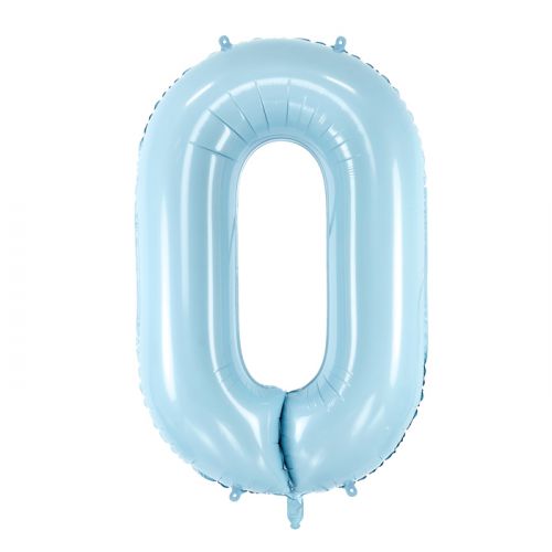 86cm Folieballon Pastel Blauw 0