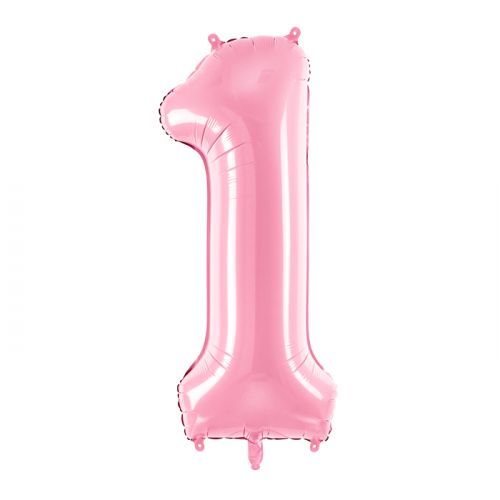 86cm Folieballon Pastel Roze 1