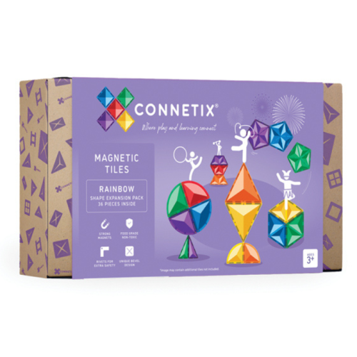 Connetix Tiles rainbow shape expansion pack (36st)