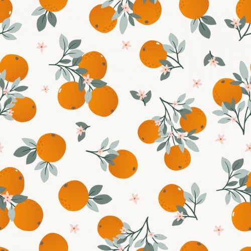 Lilipinso behang sinasappels