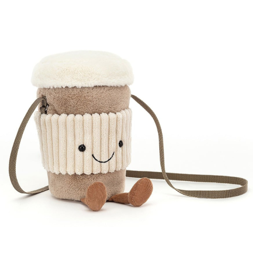 Jellycat amuseable coffee to go bag