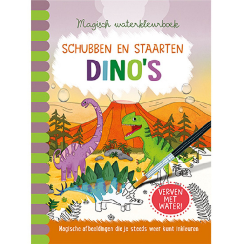 Magisch waterkleurboek Dino's