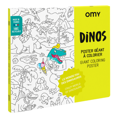 Omy kleurposter Dino's