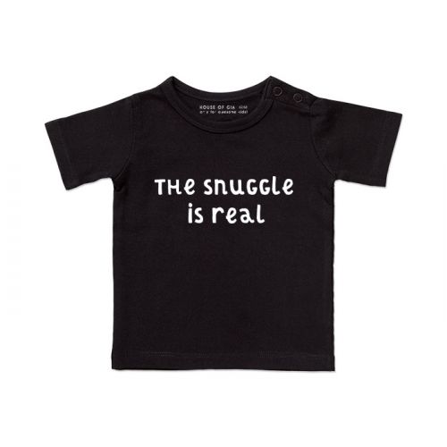 Kids T-shirt the snuggle is real