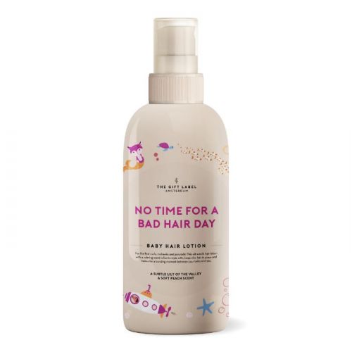 The Gift Label baby haarlotion No Bad Hair Day roze