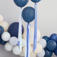 Ballontassels streamers blauw Mix it Up Blue Ginger Ray