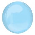 Orbz folieballon pastel blauw (40cm)