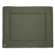 Jollein boxkleed pure knit leaf green 75x95cm