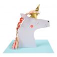 Verjaardagskaart Unicorn Party Meri Meri