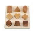 Wooden Story houten puzzel vormen naturel