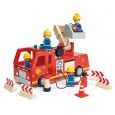 Tender Leaf Toys houten brandweerwagen