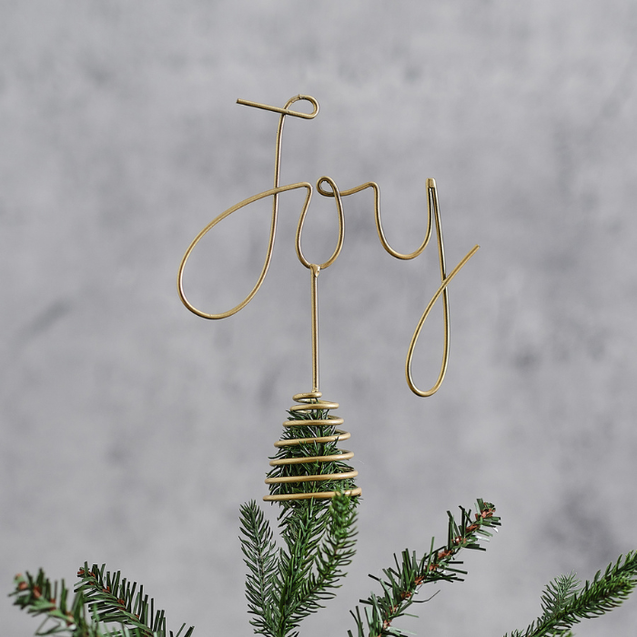 Kerstboom piek Joy Cosy Copper Ginger Ray
