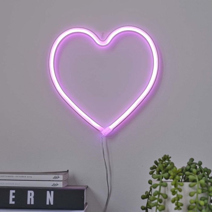 Neonlamp heart Parisian Love Ginger Ray