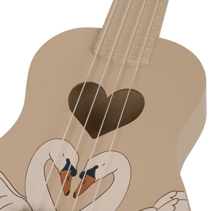 Konges Slojd houten gitaar zwaan