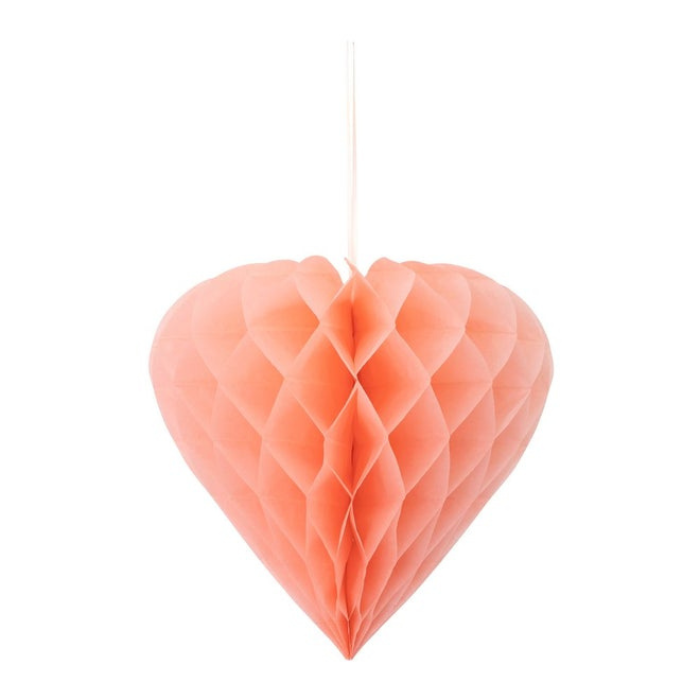 Honeycombs Valentine Heart (6st) Meri Meri