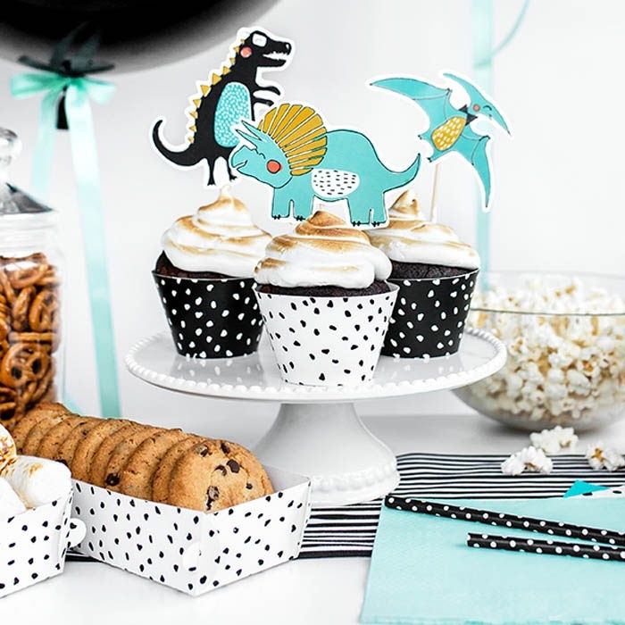 Cupcake toppers (5st) Dino Party