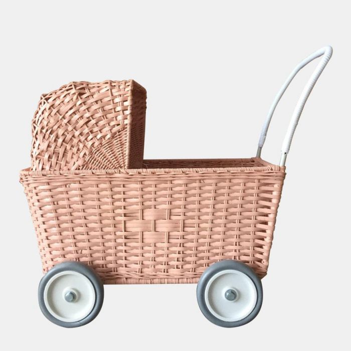 Poppenwagen Strolley roze Olli Ella