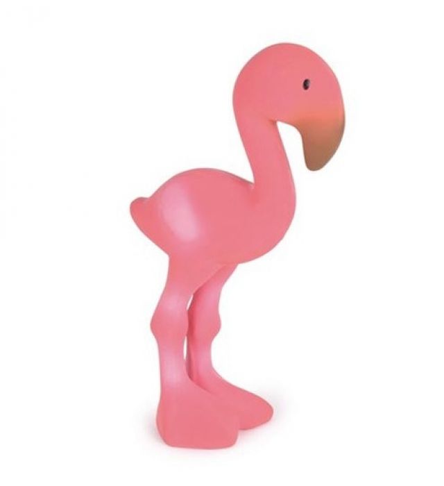 Tikiri bijt/badspeeltje Flamingo