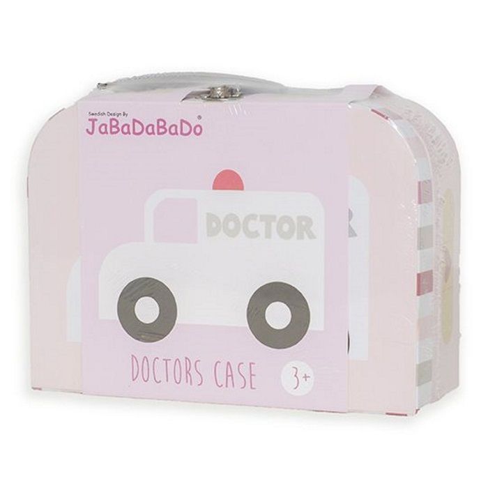Dokterskoffertje met accessoires roze JaBaDaBaDo